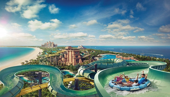 Atlantis Aqua venture Water Park tour in Dubai