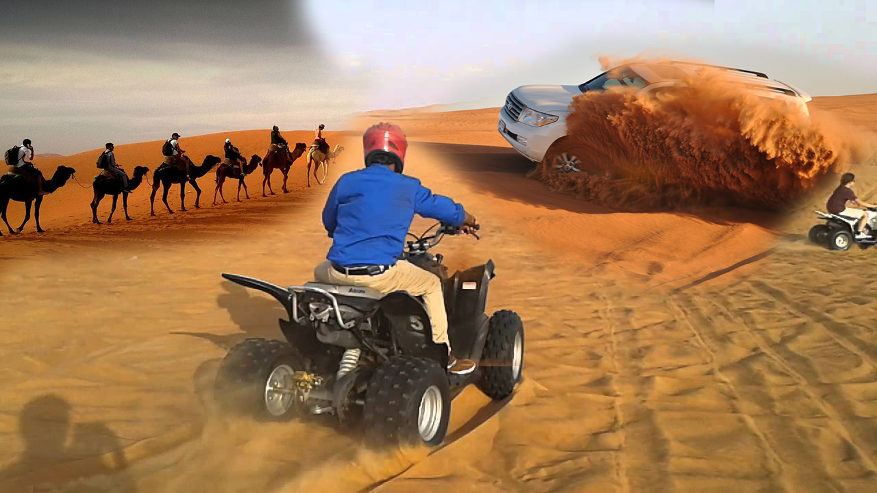desert safari with quad bike safari in dubai